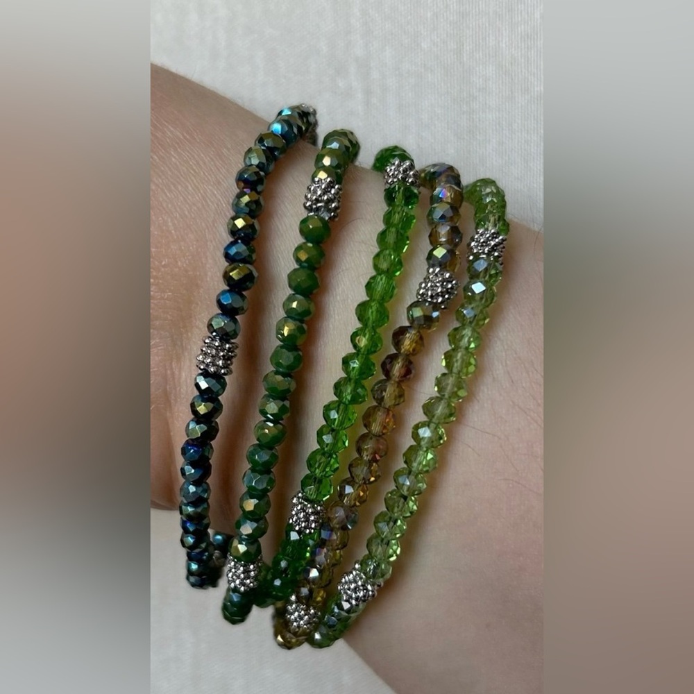 Green Bracelet set - Picture 5 of 5